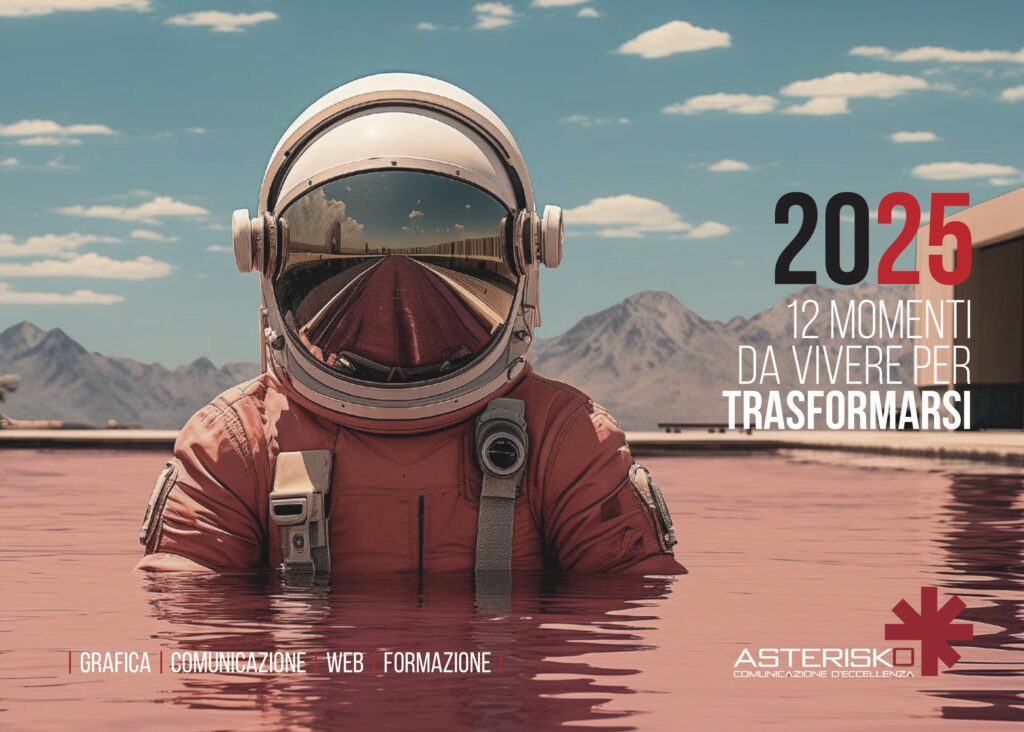 Copertina Calendario 2025 Asterisko Comunicazione d'Eccellenza.